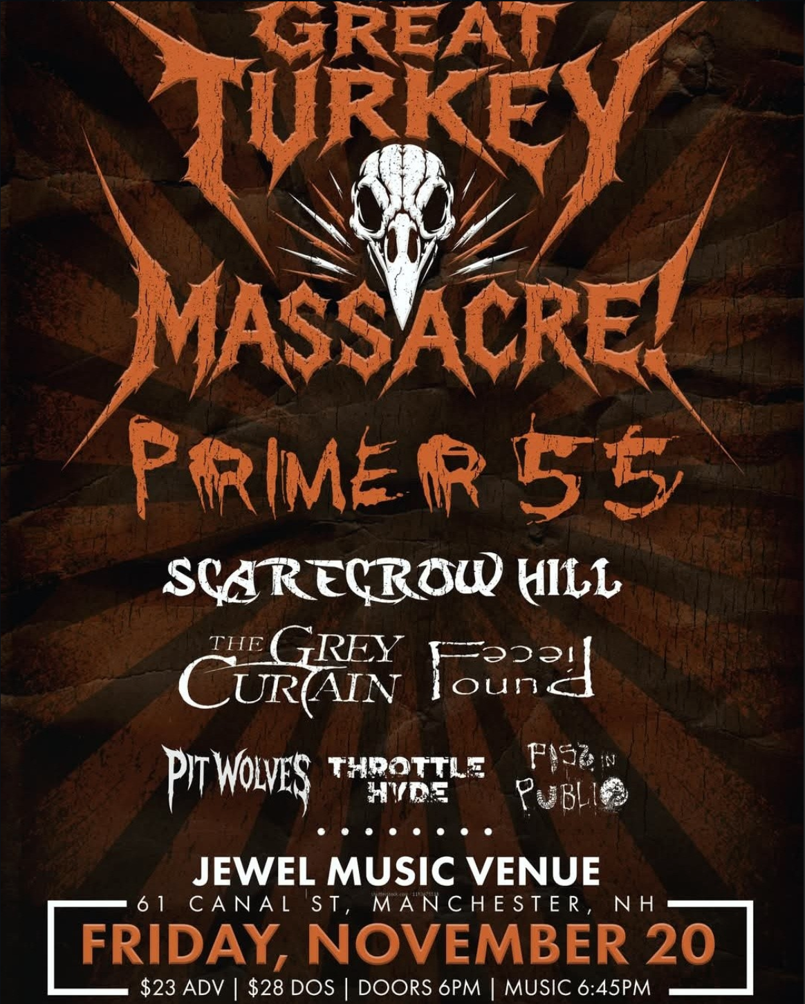 The Great Turkey Massacre Ticket for 1